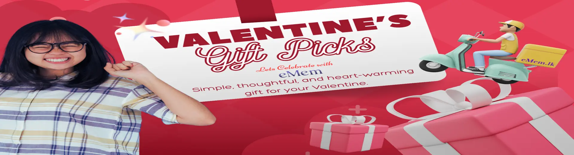 Red White Illustrative Valentine’s Gift Ideas Youtube Thumbnail